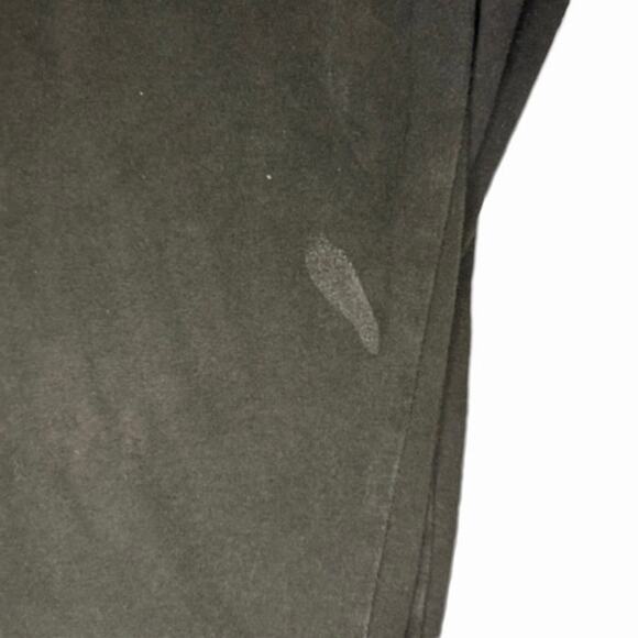 Y2K Victorias Secret Pink Yoga Crop Foldover Leggings Sequin Medium Black Teal - Picture 5 of 8